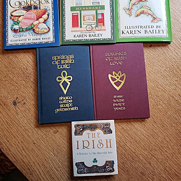 Sweet Vintage Collection of Little Irish Books: Toasts, Proverbs, Wit and More - Picture 2 of 15